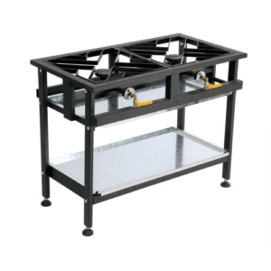 Boiling Table 2 Burner Gas Commercial