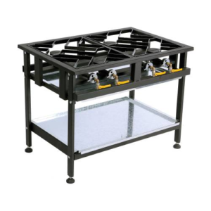 Boiling Table Gas – Commercial – 4 Burner Staggered